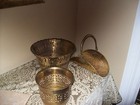 Three Vintage   Antique  Decorative Brass Pieces 