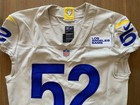Terrell Lewis Los Angeles Rams  Team Issued Signed Bone Football Jersey
