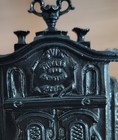 Rare Antique Cast Iron Onward Parlor Stove Dollhouse Miniature 