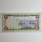 1989 Jamaica 1 Dollar Note Banknote Bill Currency Circulated Fair Condition 