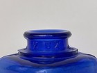 Rare  Antique Square Cobalt Blue Inkwell Circa 1800s