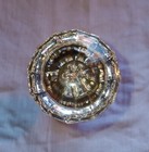 Antique Glass And Brass Door Knob Crystal And Purple Amethyst  1920s  