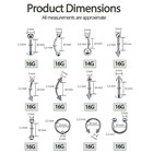 84pcs Body Septum Piercing Kit 14g 16g Tools For Nose Tongue Lip Ear Eyebrow    