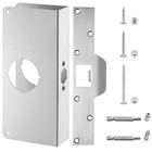 Door Reinforcement Plate   Latch Strike For 1-3 8  Thick Doors - Secure Your Hom