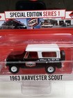 Texaco Special Edition Series 1 1963 Harvester Scout Diecast Car Black white