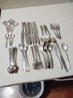 Vintage Oneida Community Plate Silverplate Flatware - 47 Piece Incomplete   
