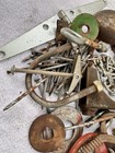 Steampunk Metal Art Crafts Mixed Rusty Iron Metal Parts Vtg Bolts Chains 5lbs
