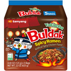 Samyang Buldak Yakisoba Ramen 10 Pack     Korean Spicy Stir-fried Noodles