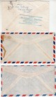 Haiti To Usa  3 Different Air Mail Covers  Vf