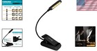 Lightweight Clip-on Led Desk Light With Adjustable Brightness For Night Reading