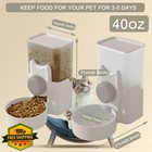 Lemtrflo Rabbit Feeder Water Dispenser Cage Bowl Small Animal Accessories
