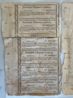 2 Uncut  Sheets Of C  1780 Consecutive Norwich Channel Lottery Tickets-very Rare