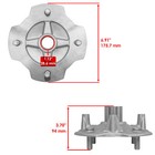 Wheel Hubs And Disc Rotors For Honda Pioneer 1000 Sxs1000m3 2017-21  Front rear