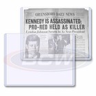 Bcw Topload Holders For Folded Newspapers     Archival Protection  5-pack 