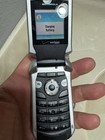      Motorola V276 Verizon Flip Cell Phone Black silver Cdma Cam Compact 2g Used