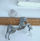 Vintage Avon Gift Collection Pewter Czechoslovakia Crystal Unicorn Suncatcher