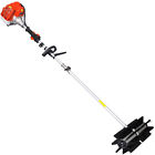 52cc Handheld 2 4hp Gas Power Sweeper Broom Snow Dirt Driveway Walkway Clean