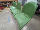 4 Green Vintage Panton S Chairs Mid Century Retro Modern Furniture