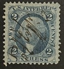 Travelstamps  1862-71 Us Revenue Stamps Scott  r9c 2c Express Used