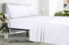 Twin Flat Sheet - Ultra Soft Brushed 1800 Microfiber Flat Sheets Only - Wrink   