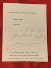 Vincent Price Estate Letter From Theater Of Blood Actor Sheridan Morley 24a