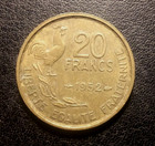 1952 France 20 Francs Coin 