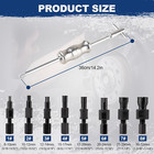 9pcs Blind Hole Collet Bearing Puller Set  Bearing Puller Set And Slide Hammer W