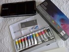 Labor Day Deals winsor   Newton Professional Watercolour  12 Pc Tube Travel Tin