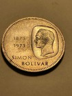Venezuela 10 Bolivares 1973 Simon Bolivar Silver Coin 0 900 Fineness