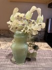 Antique Chinese Jade Carving Bird Vase Sculpture