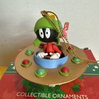 Looney Tunes Marvin The Martian Christmas Ornament Space Ship W  Box