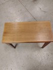 Vintage Organ Bench  Measures 26in W X 22in T X 12in D 