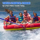 4-6k 60ft Boat Tow Rope For Tubing Fits 1-4 Person Towable Tubes Boating Heavy  