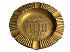 Third Reich  Berlin 1936 Summer Olympic Games Gilt Ash Tray - Brandenburg Gate