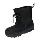 Ugg The Ugg Lug Sneaker Boots Weatherproof Tactical Black Canvas Size 8 5 Women