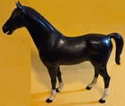 Rare Black Thunderbolt Horse Figure Johnny West Marx Flame Comanche Buckskin