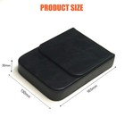 Leather 6 Slots Hard Fountain Pen Case Stationery Storage Box Organizer Gift Us