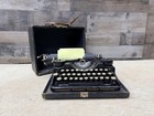 Antique 1920s Underwood Standard Portable Typewriter Original Case Three 3 Bank