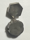 Vintage Mexico  Sterling Silver Pill Trinket Box Lot Of Two
