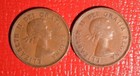 1953 Sf - 1953 Nsf Two Varieties - Canada Pennies - Nice