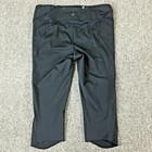 Athleta Yoga Pants Womens Medium Black Athletic Capri Pull On Pockets Stretch