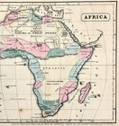 1849  Africa Map Original   9x7   Pratt   Woodford  Morocco Egypt