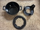 Alva Nori Cast Iron Fondue Hot Pot Set Non Toxic 2l  8 Fork - Opened  Never Used