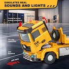 Yalujumb Toddler Boys Toys For 3-5 Years Old  Construction Toy Set W semi Truck
