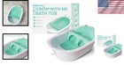 Grow-with-me 4-in-1 Baby Bath Tub Newborn To Toddler Removable Sling Seat Green