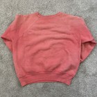 Vintage 50 s 60 s United Motocycles Bsa Flock Sweatshirt Flocked Print Faded Red