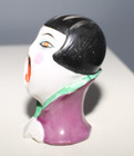 Antique Half Doll 1920 s Flapper Gothic Boudoir Germany Vanity Powder Art Deco