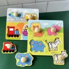 Baby Montessori Wooden Puzzle Toy Toddler Educational Learning Game 1-3 Years