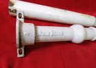 Antique Porcelain Enameled Cast Iron Farmhouse Sink Support Legs Pair Vintage