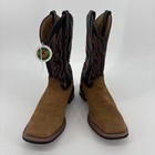 Men s Laredo Lodi Western Boots Brown dark Brown Size 9d  Brand New With Tags 